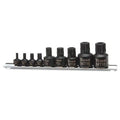 Titan 49009 9-Piece XZN Triple Square Impact Bit Socket Set
