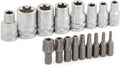 Titan 16160 17-Piece External Star Socket & Bit Set