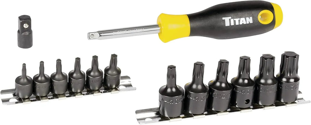 Titan 16190 14-Piece Torx Bit Socket Set