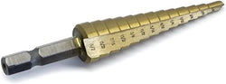Titan 16501 1/8-Inch to 1/2-Inch #1 Step Drill Bit