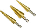 Titan 16503 3-Piece SAE Step Drill Bit Set