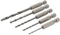Titan 16505 5-Piece SAE Hex Shank Drill Bit Set
