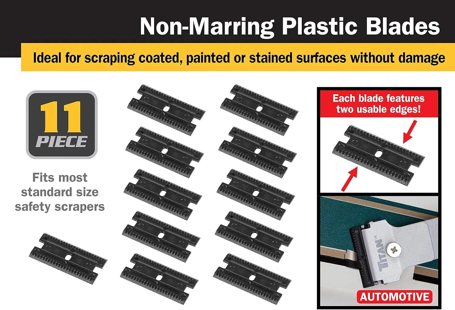 Titan 17008 22-Piece Razor Scraper Set