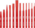 Titan 17080 12-Piece Chisel & Punch Set