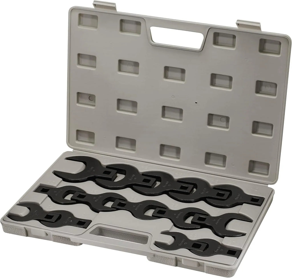 Titan 17299 14-Piece 1/2-Inch Drive Metric Jumbo Crowfoot Wrench Set