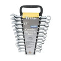 Titan 17312 11-Piece Metric Polished Wrench Set