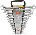 Titan 17327 11-Piece SAE Raised Panel Wrench Set