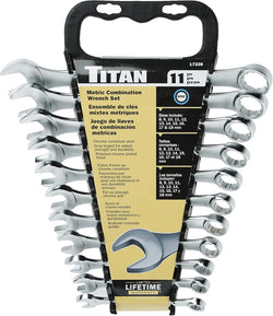 Titan 17328 11-Piece Metric Raised Panel Wrench Set