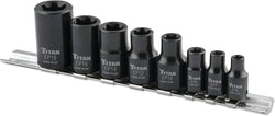 Titan 17418 8-Piece External TORX Plus Socket Set