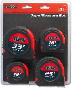 Titan 17504 4-Piece Tape Measure Set
