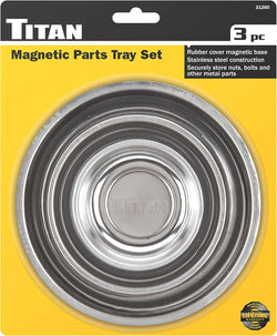 Titan 21260 3-Piece Magnetic Tray Set