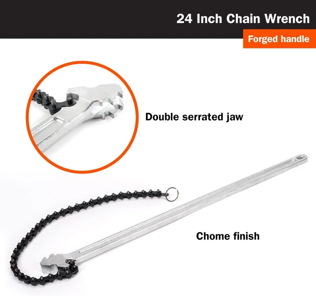 Titan 21372 24-Inch Chain Wrench