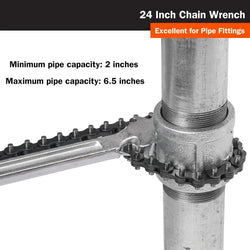 Titan 21372 24-Inch Chain Wrench