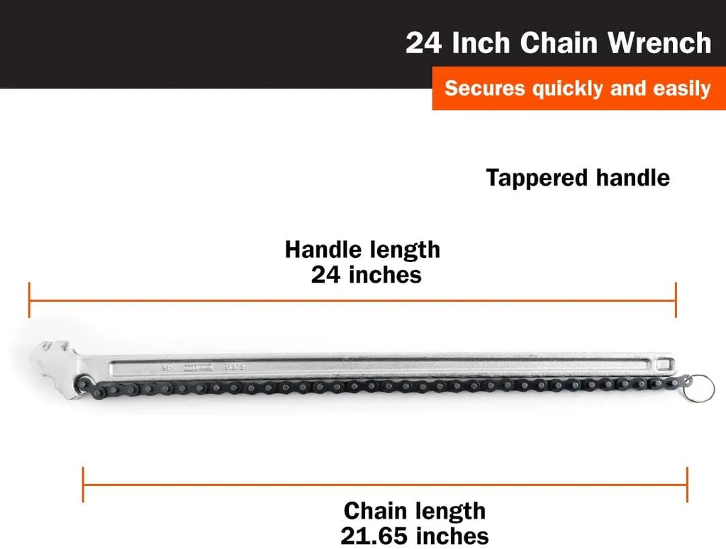 Titan 21372 24-Inch Chain Wrench