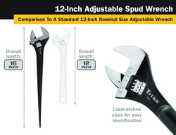 Titan 216 12-Inch Adjustable Construction Wrench