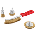 Titan 22209 4-Piece Crimped Wire Brush Set