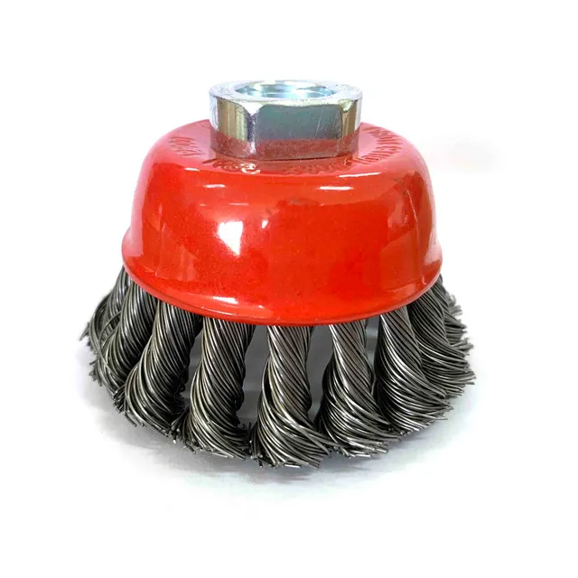 Titan 22210 3-Inch Knotted Wire Bowl Cup Brush