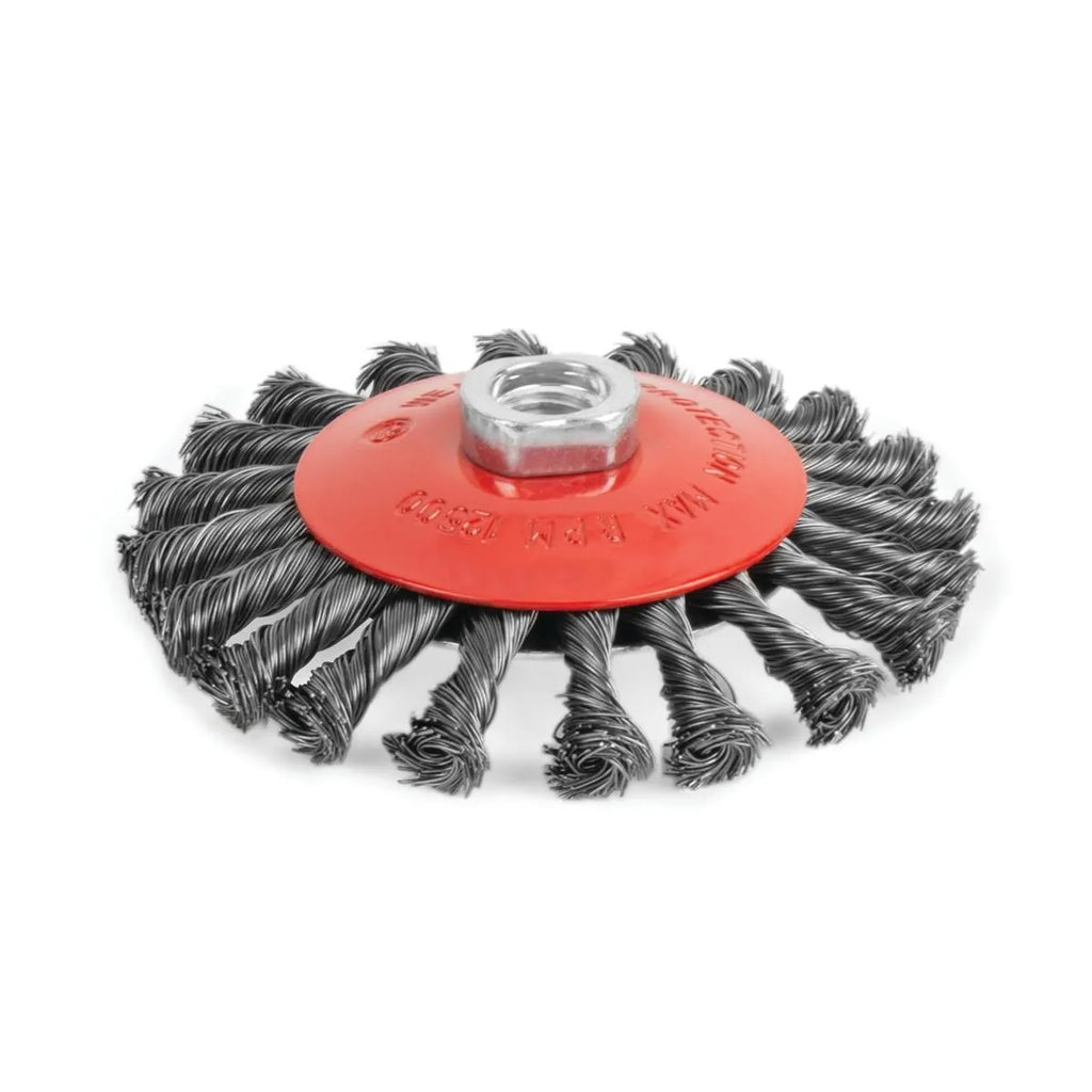 Titan 22214 4 in. Knotted Bevel Wire Wheel
