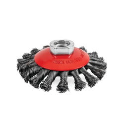 Titan 22215 5 in. Knotted Bevel Wire Wheel