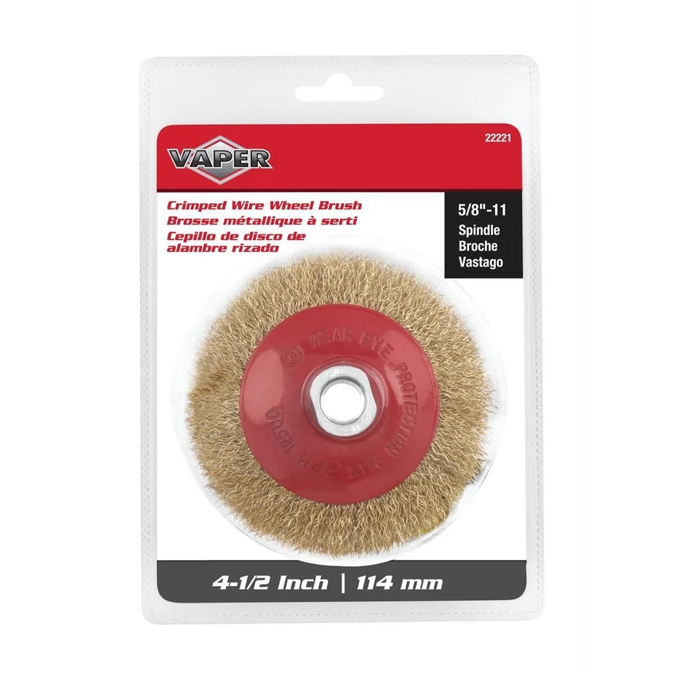 Titan 22221 4-1/2 in. Crimped Bevel Wire Wheel