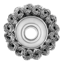 Titan 22239 4 in. Knotted Wire Cup Brush