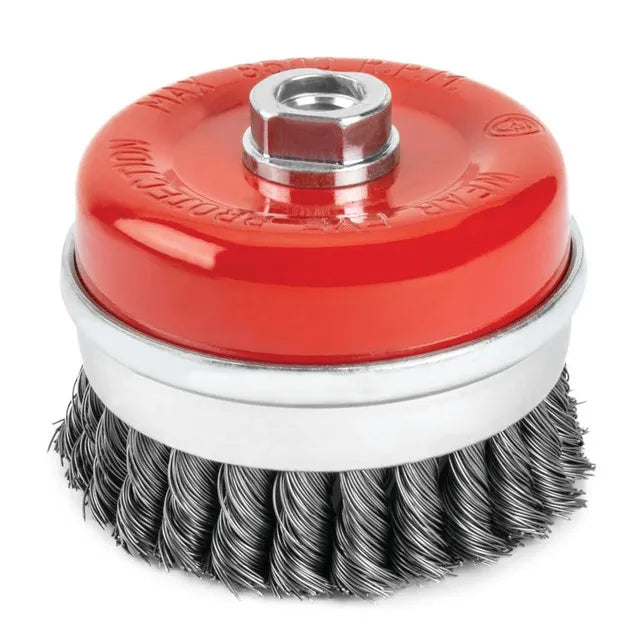 Titan 22239 4 in. Knotted Wire Cup Brush