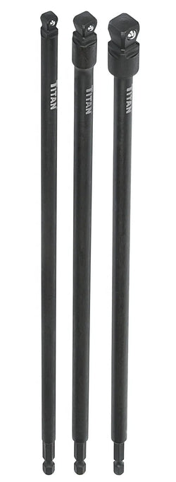 Titan 49003 3-Piece Impact Wobble Socket Adapter Set