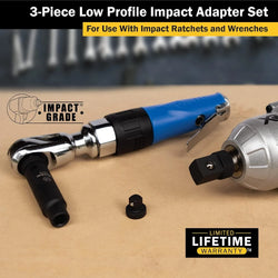 Titan 30936 3-Piece Low-Profile Impact Socket Adapter Set