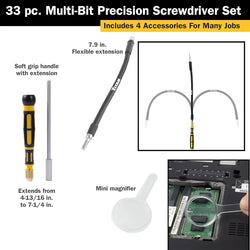 Titan 16093 33-Piece Precision Multi-Bit Driver Set