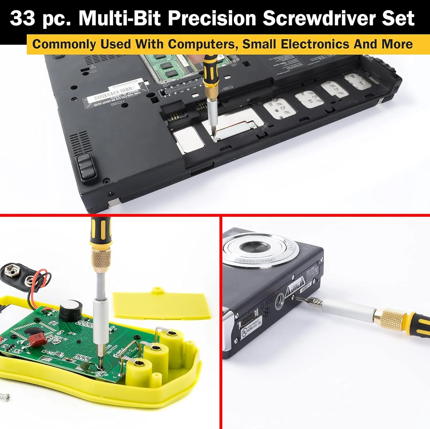 Titan 16093 33-Piece Precision Multi-Bit Driver Set
