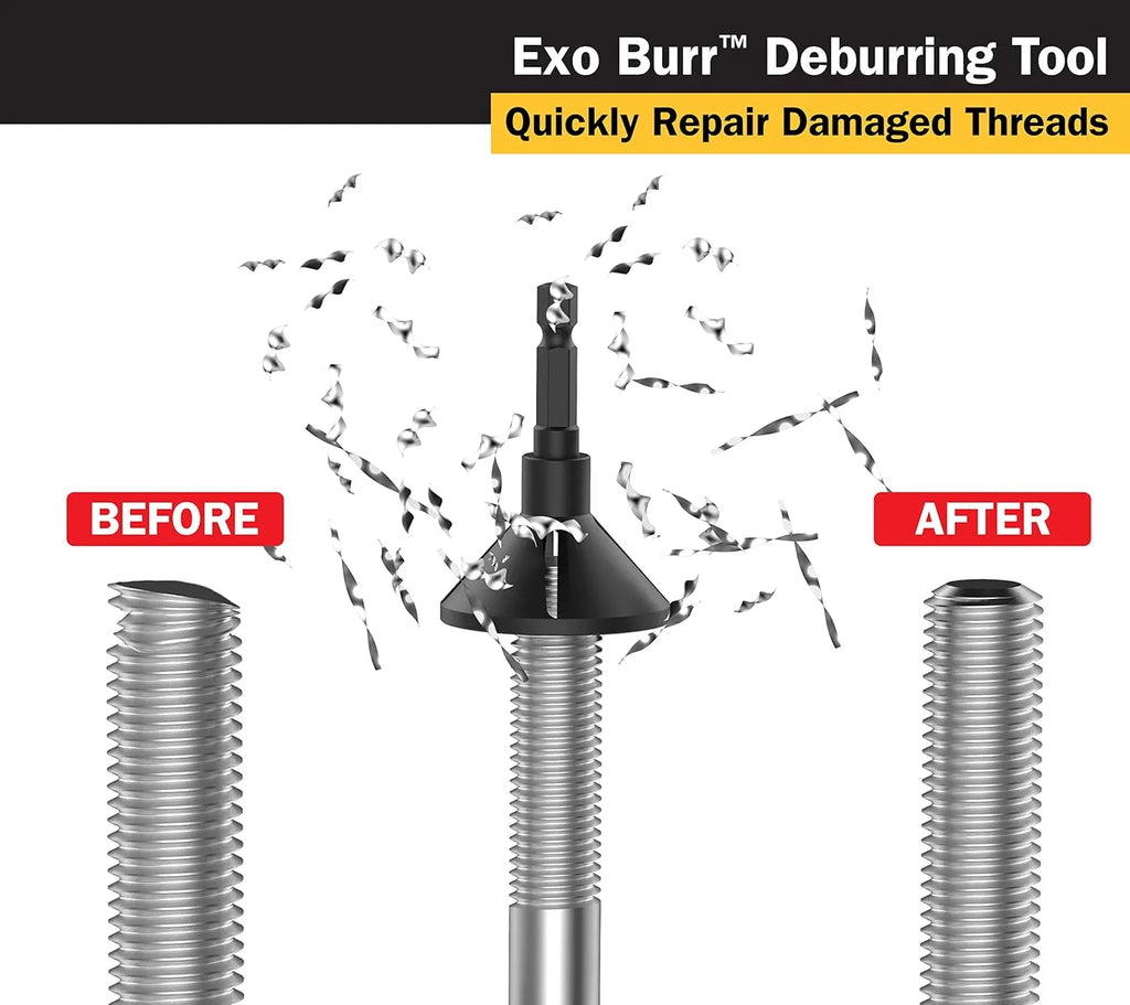 Titan 51951 Exo-Burr Small External Thread Deburring Tool