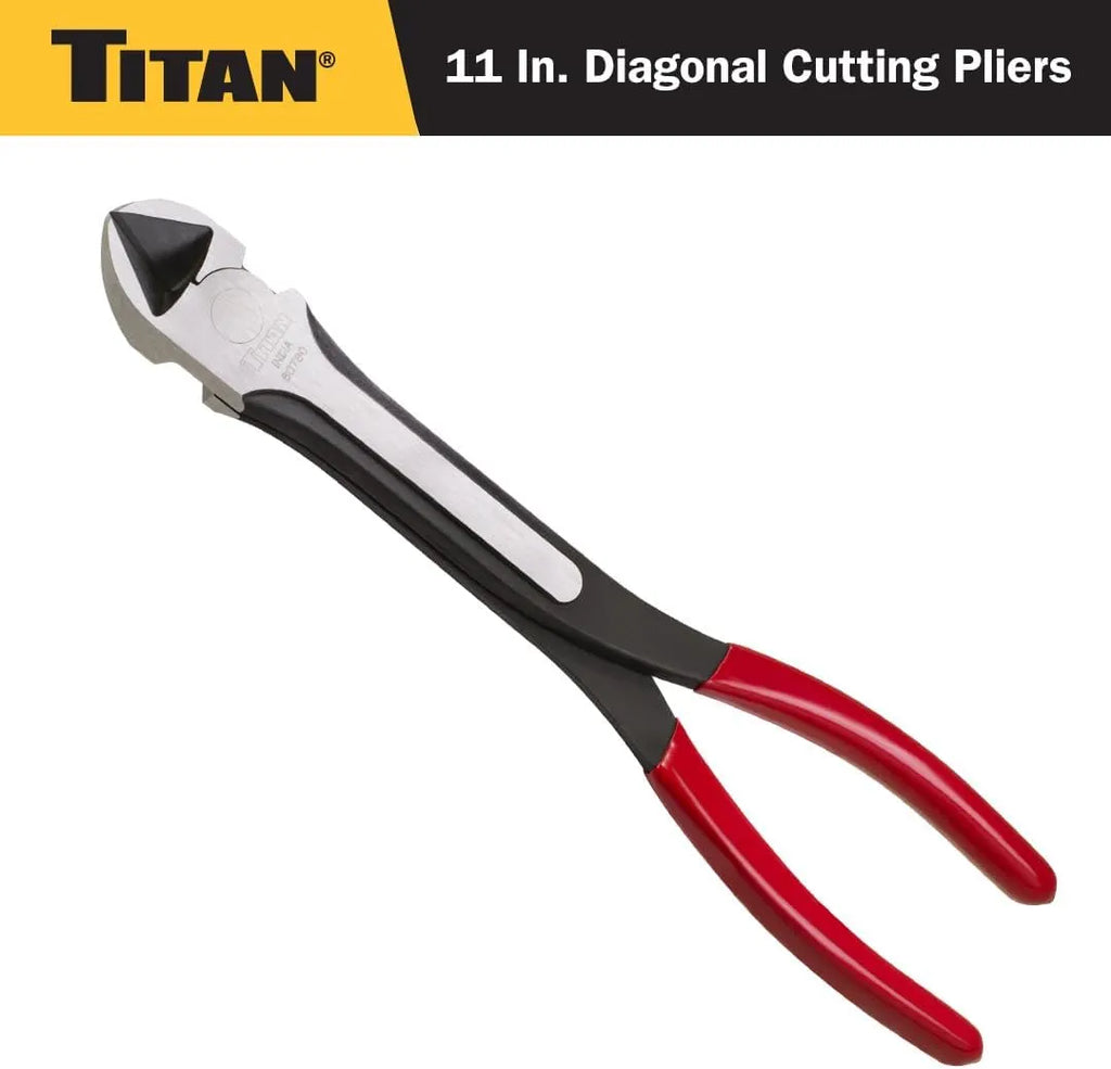 Titan 60780 11 in. Diagonal Cutting Pliers