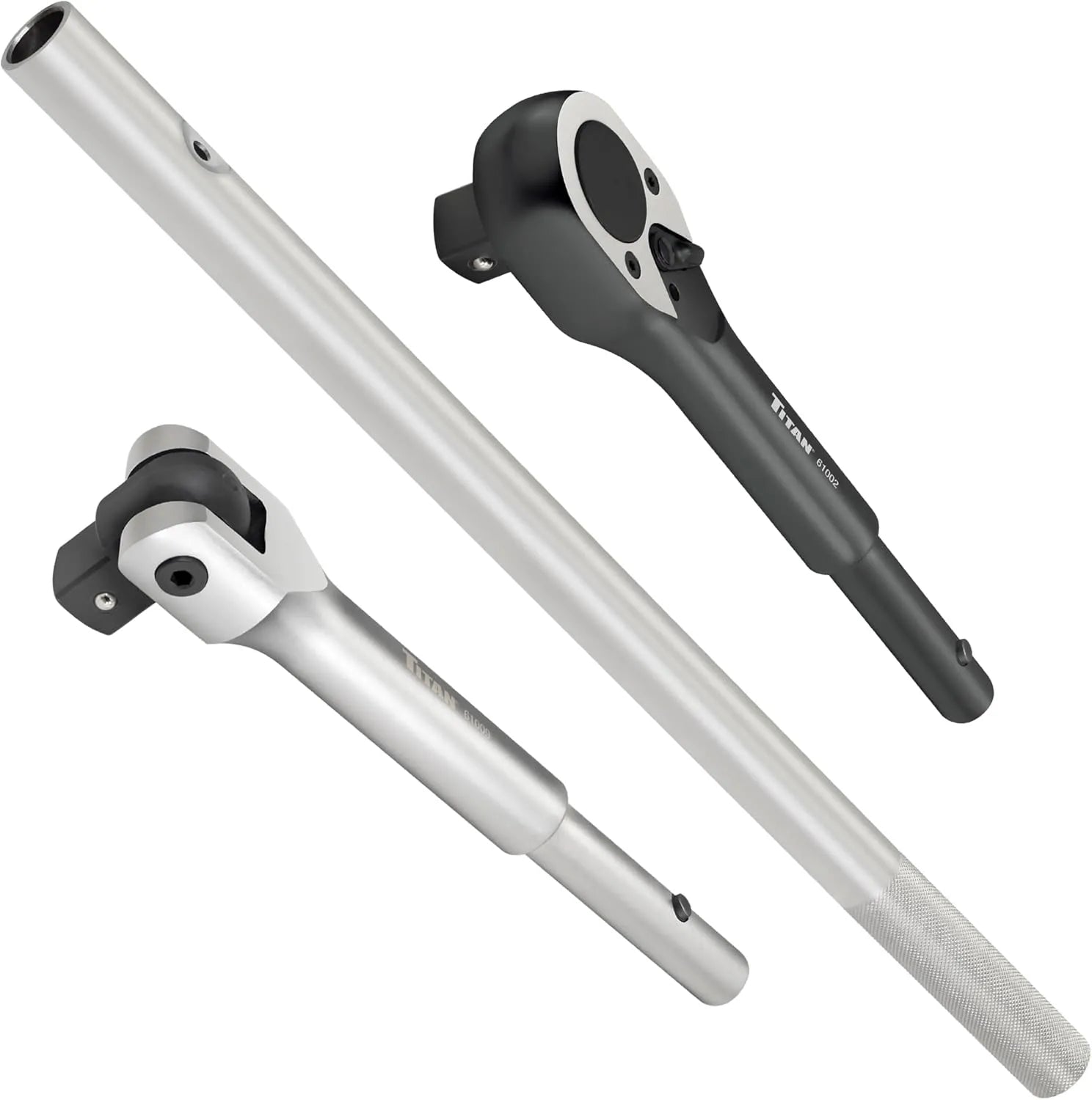 Titan 61323 Bar-X 3-Piece 1-Inch Drive Ratchet & Breaker Bar Set