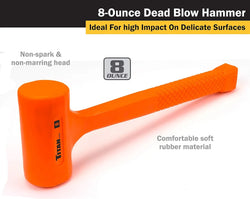 Titan 63008 8 oz Hi-Viz Dead Blow Hammer