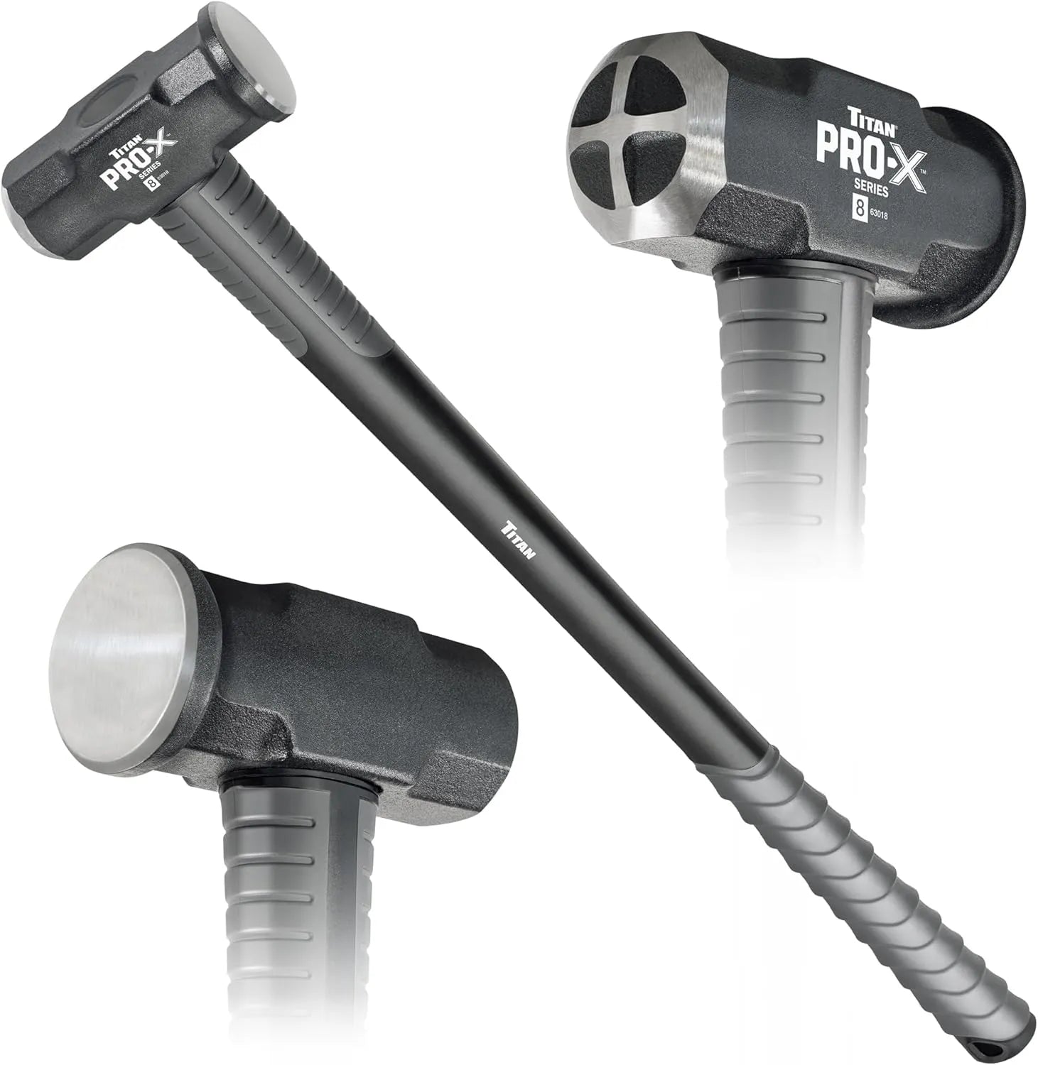 Titan 63018 Pro-X 8 lb. Cross Pattern Sledge Hammer