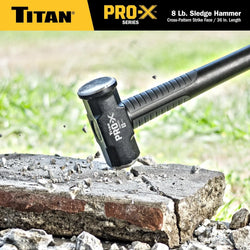 Titan 63018 Pro-X 8 lb. Cross Pattern Sledge Hammer