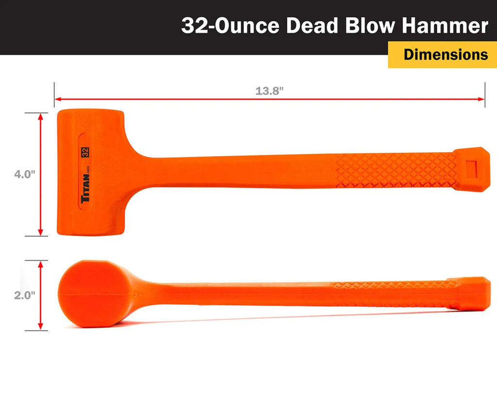 Titan 63032 32 oz Hi-Viz Dead Blow Hammer