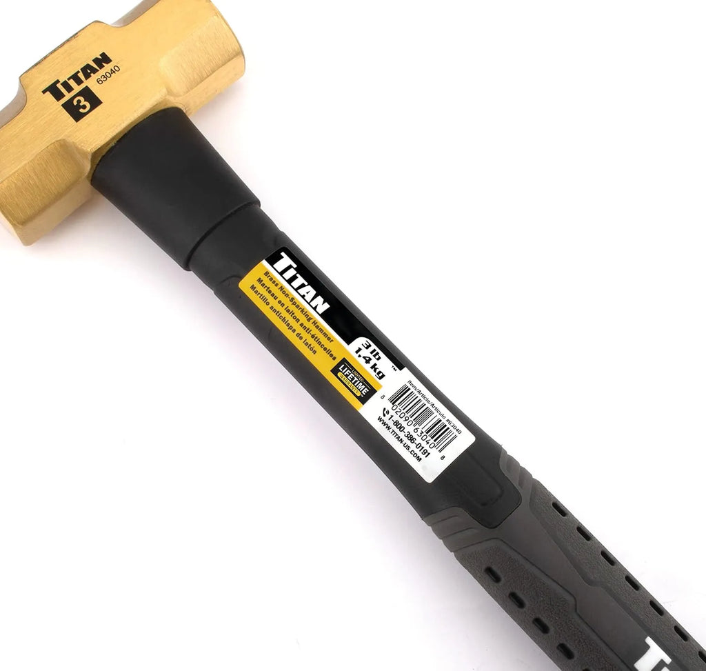 Titan 63040 3lb. Brass Sledge Hammer