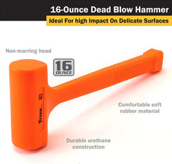 Titan 63116 16 oz Hi-Viz Dead Blow Hammer