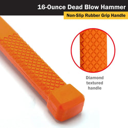 Titan 63116 16 oz Hi-Viz Dead Blow Hammer