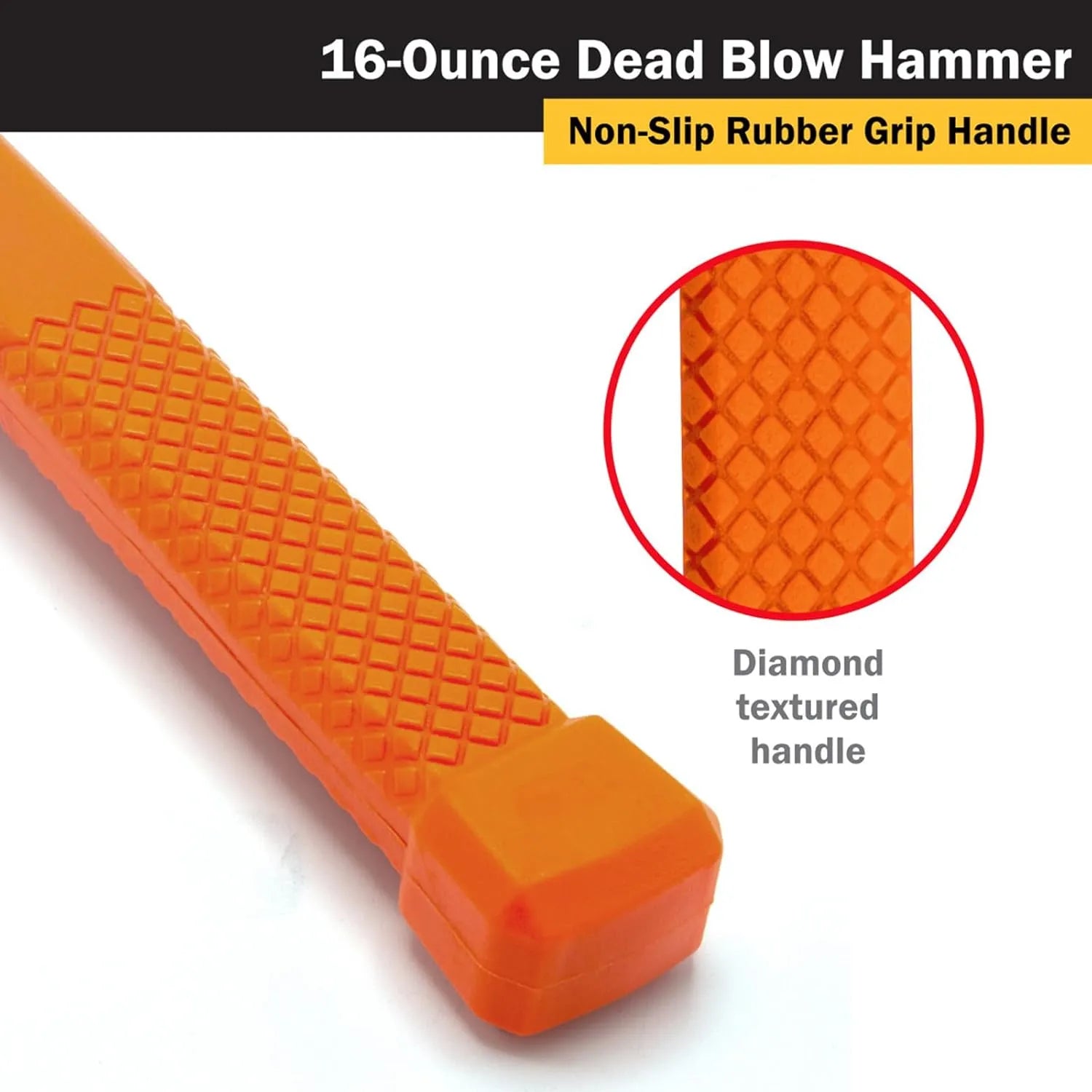 Titan 63116 16 oz Hi-Viz Dead Blow Hammer
