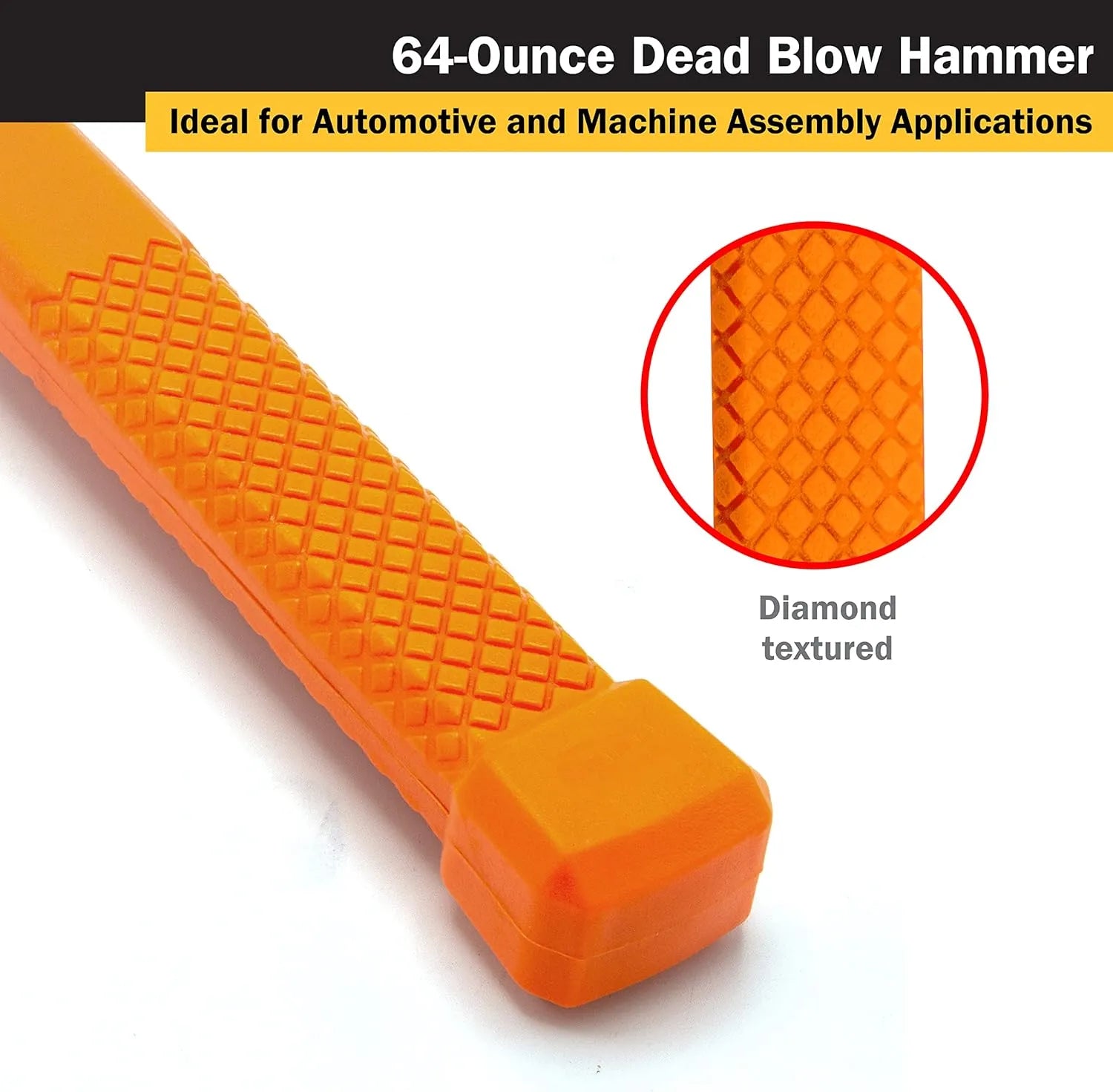 Titan 63164 64 oz (4 lb) Hi-Viz Dead Blow Hammer