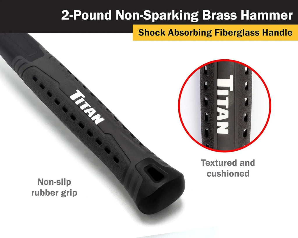 Titan 63216 2 lb. Brass Sledge Hammer