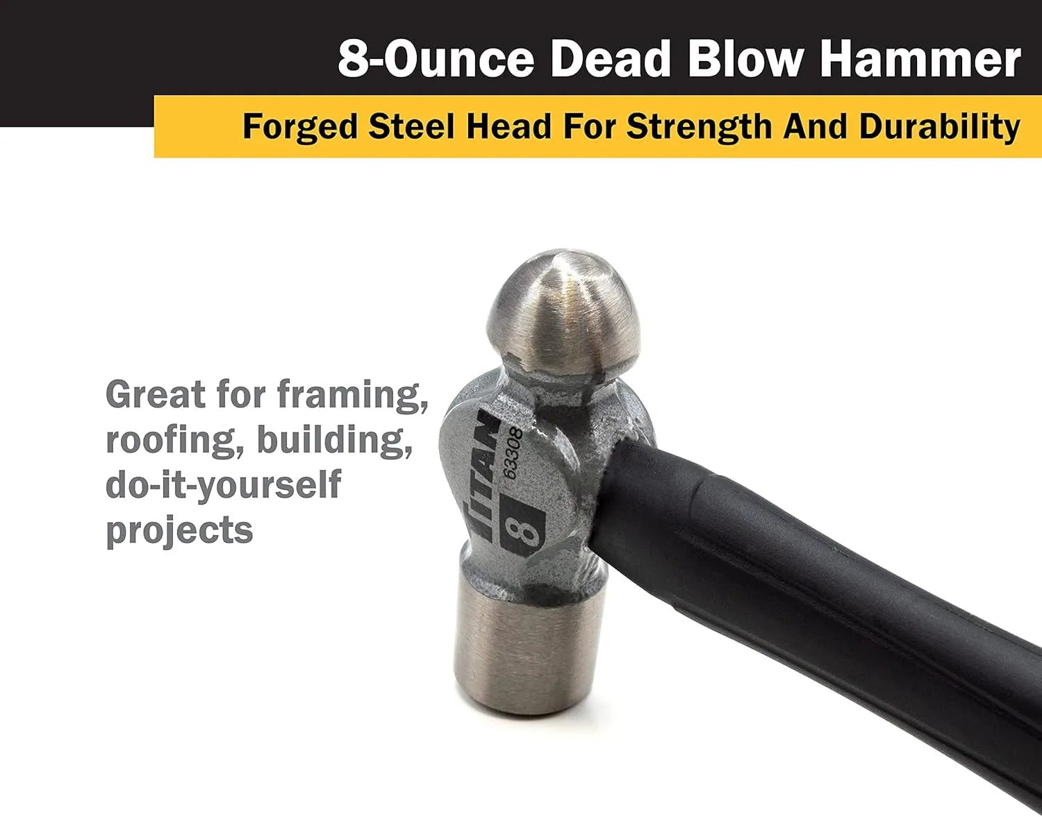Titan 63308 8 oz Ball Pein Hammer