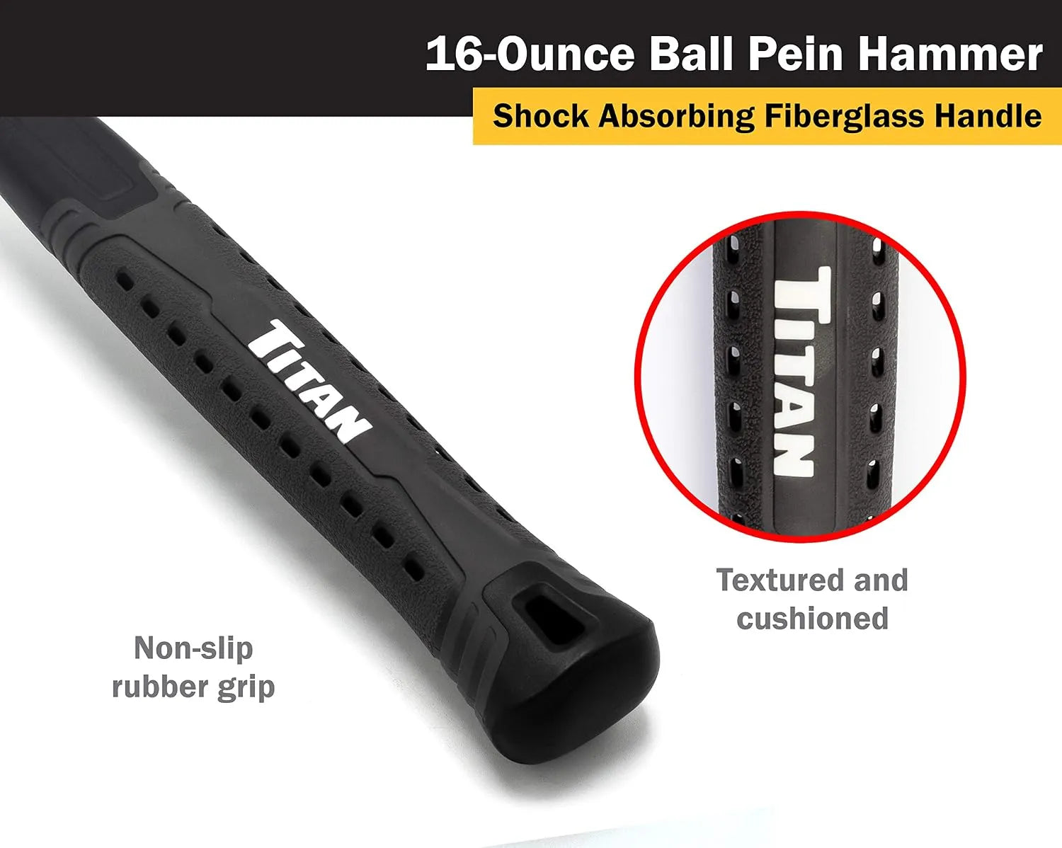 Titan 63316 16 oz Ball Pein Hammer