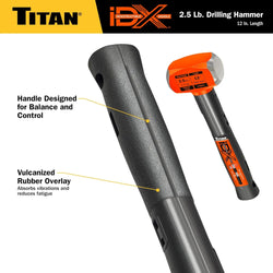 Titan 63612 iDX 2.5 lb. Indestructible Drilling Hammer