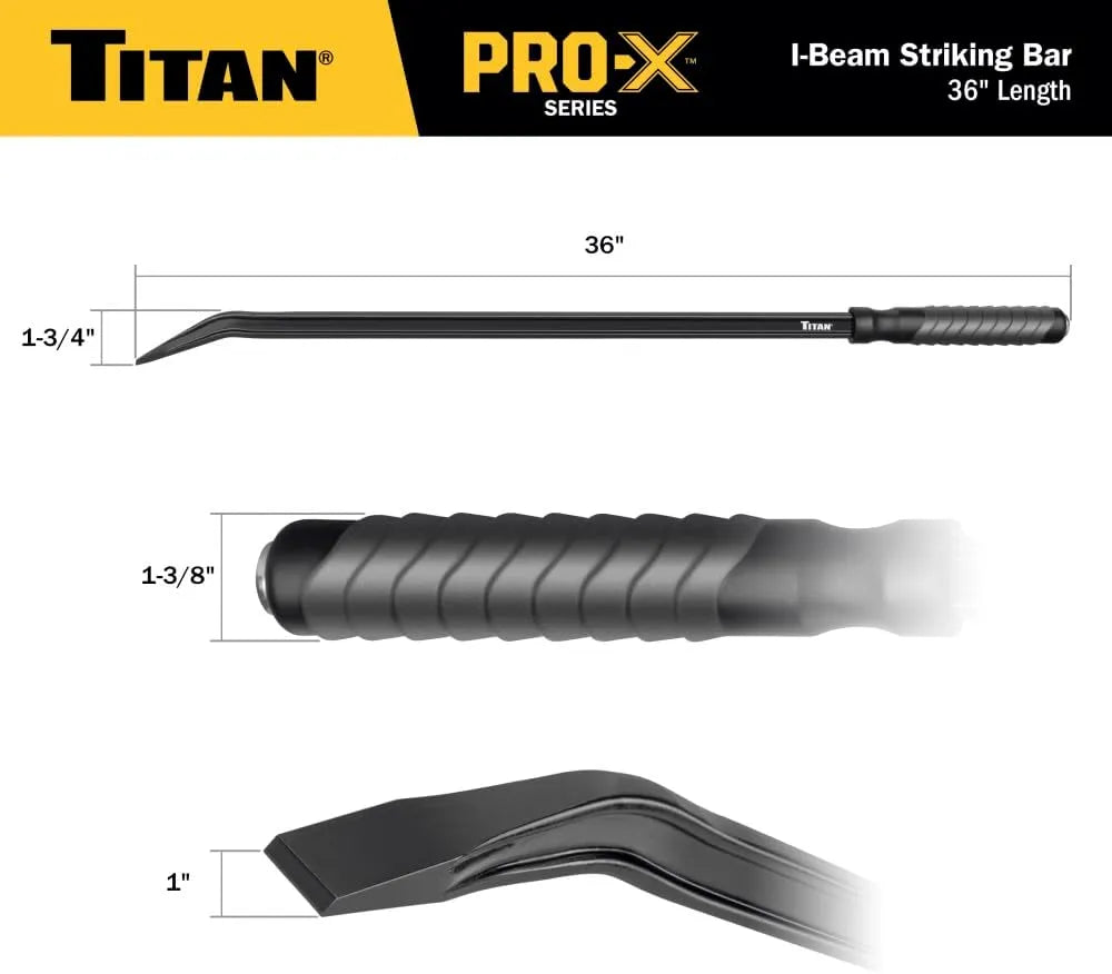 Titan 63790 Pro-X 36-Inch I-Beam Striking Bar