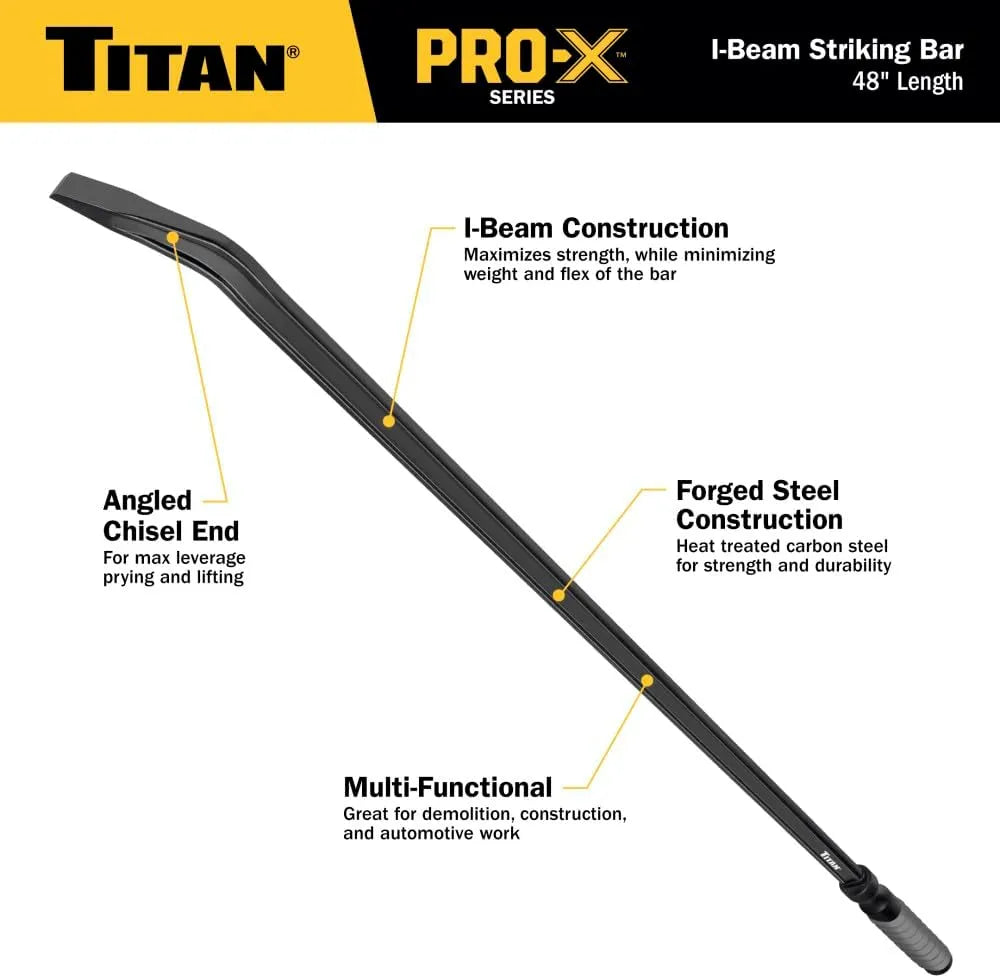 Titan 63791 Pro-X 48-Inch I-Beam Striking Bar