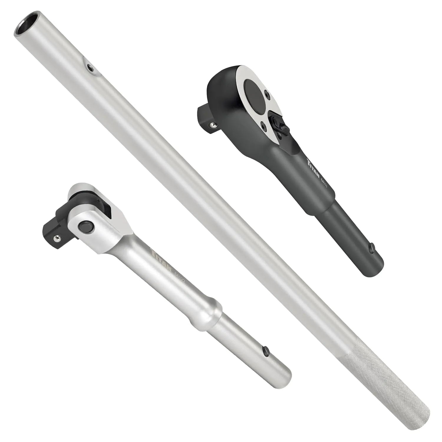 Titan 64143 Bar-X 3-Piece 3/4-Inch Drive Ratchet & Breaker Bar Set