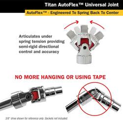 Titan 85505 3-Piece Automotive-Flex U-Joints
